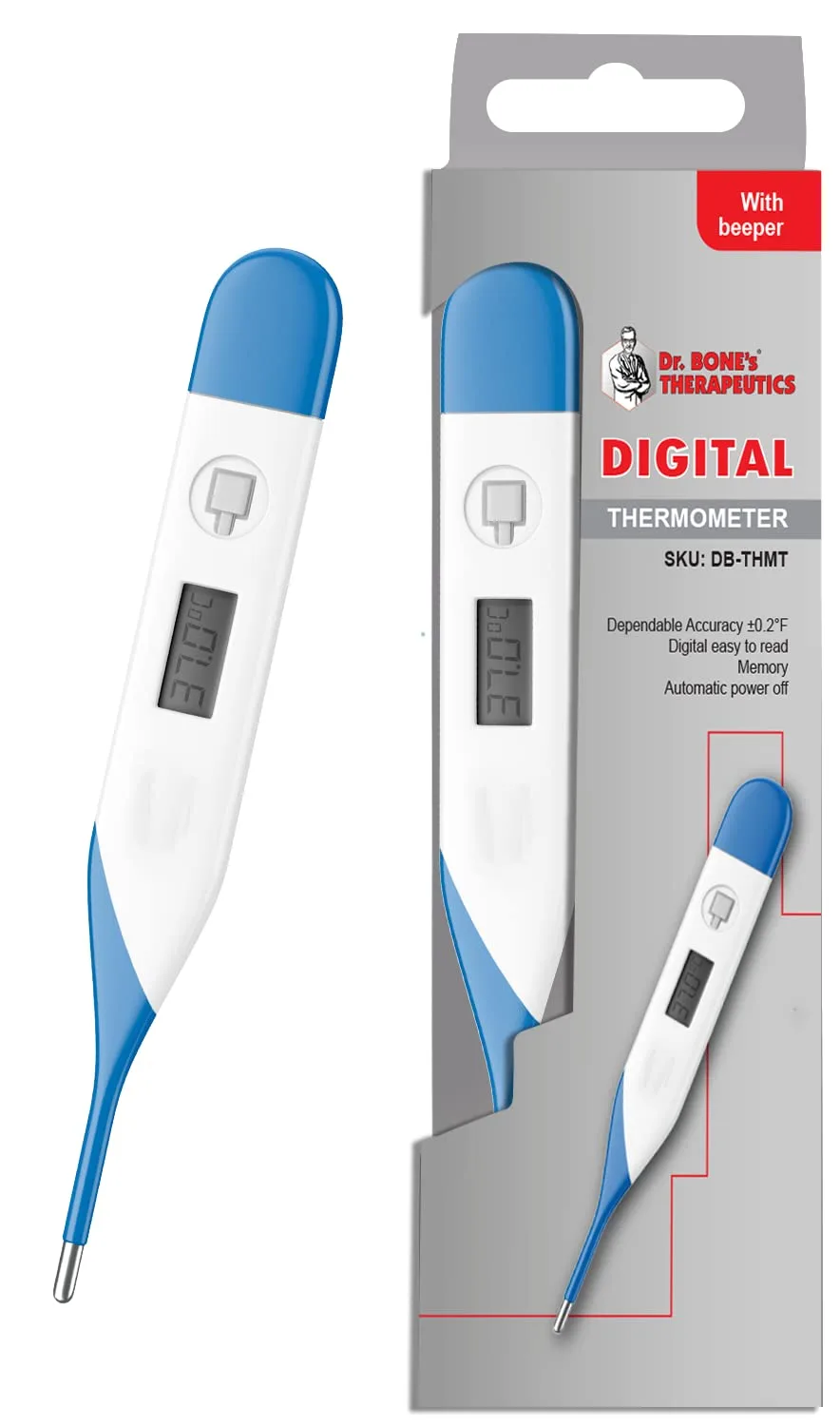 Digital Thermometer, 30-Second Reading