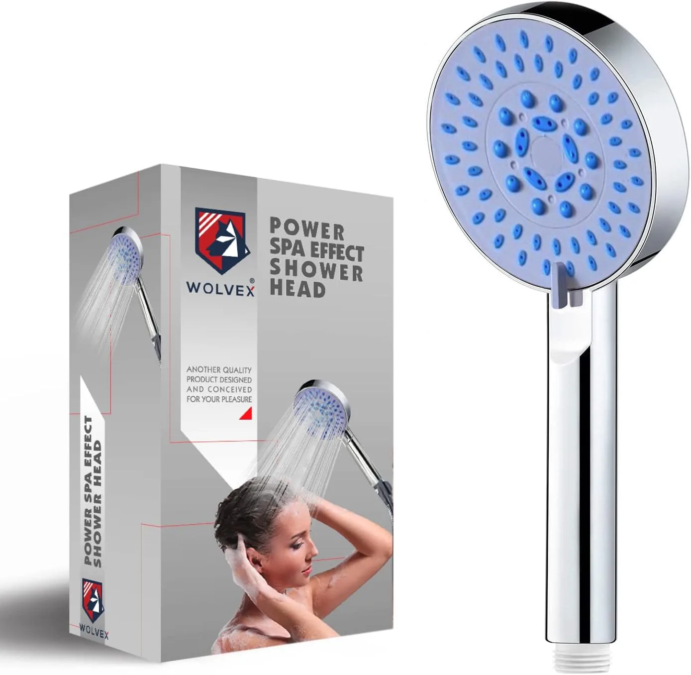 High-Pressure Shower Head, 5 Spray Modes