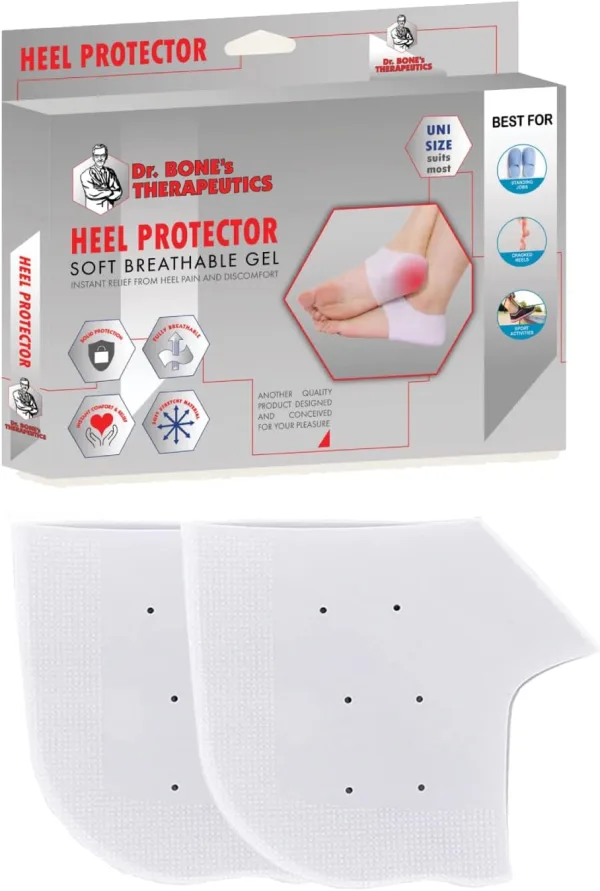 Gel Heel Protector Sleeves, 2 Pcs