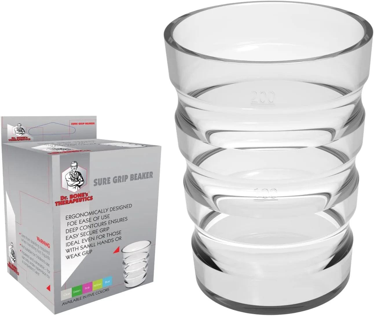 200ml Non-Spill Travel Cup – Clear