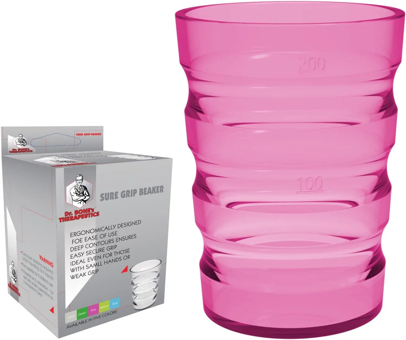 200ml Non-Spill Travel Cup – Pink