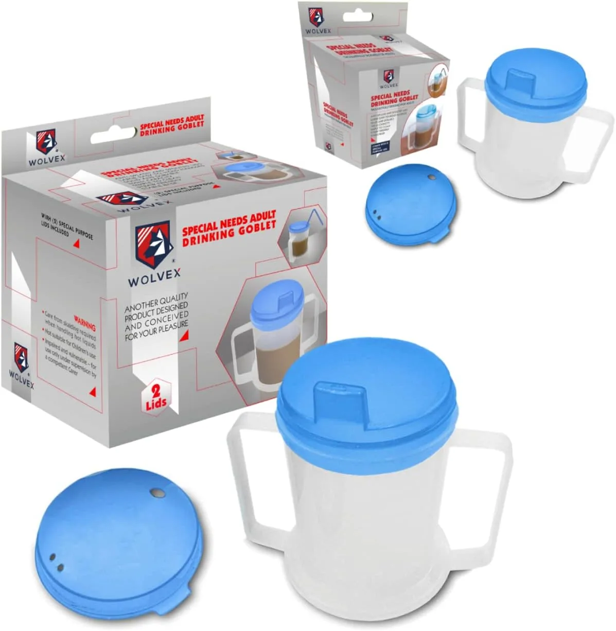 350ml Drinking Cup Beaker, Pack of 2