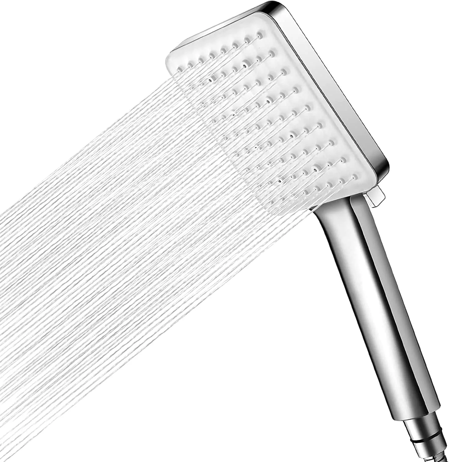 Square Shower Head, 6 Spray Settings