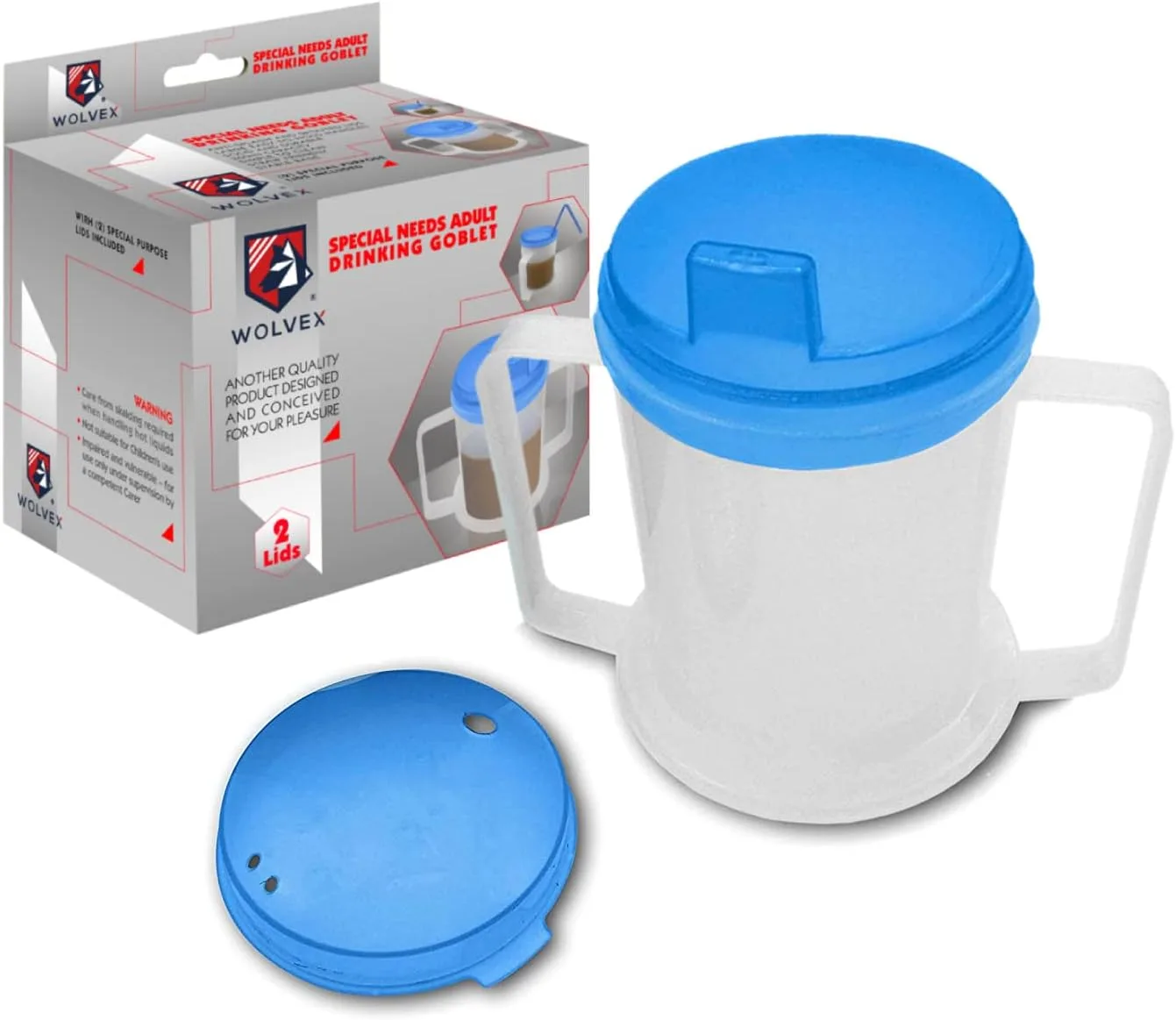 350ml Anti-Spill Drinking Cup Beaker – (2)