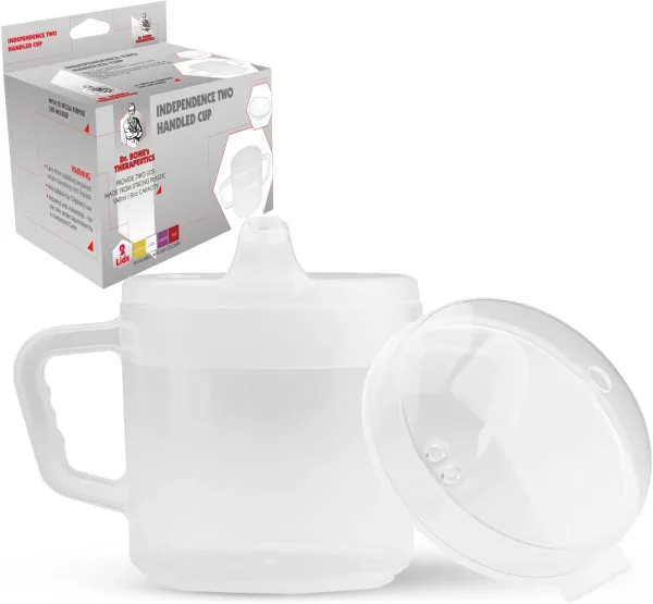 240ml Compact Sippy Cup with Dual Handles – Clear