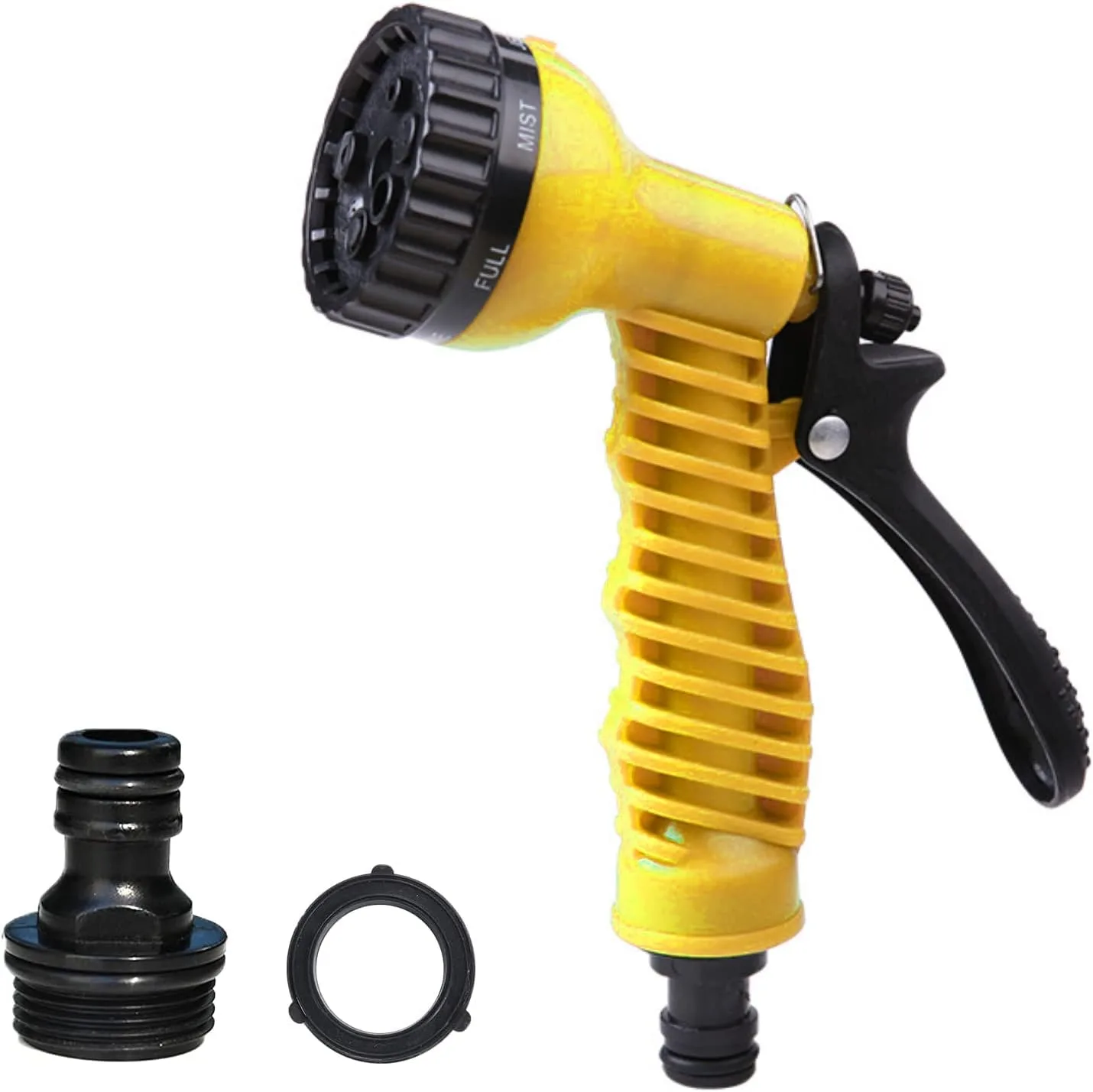 Hose Spray Gun, 5-Pattern Nozzle – Dark Green