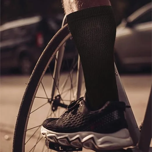 Knee-High Compression Socks, Unisex – Pair