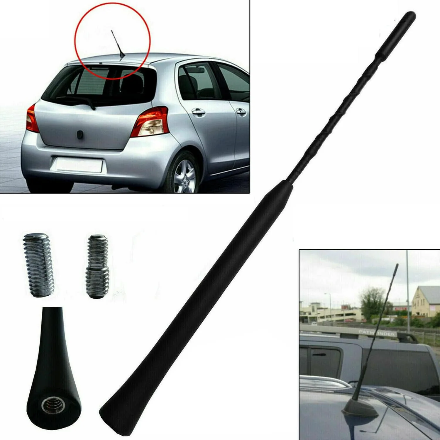 Bee Sting Car Aerial, 23cm AM/FM/DAB