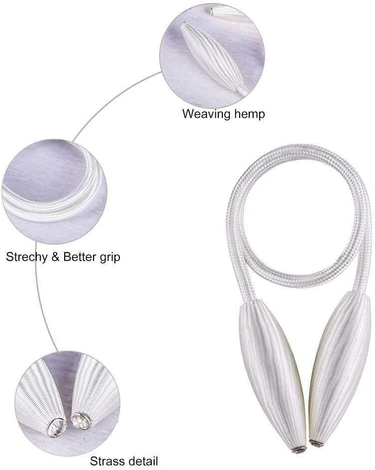 Twist Curtain Tie Backs, Pair – Coffee